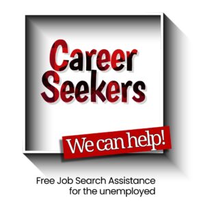 Intro picture with headline, "Career Seekers--We can help"